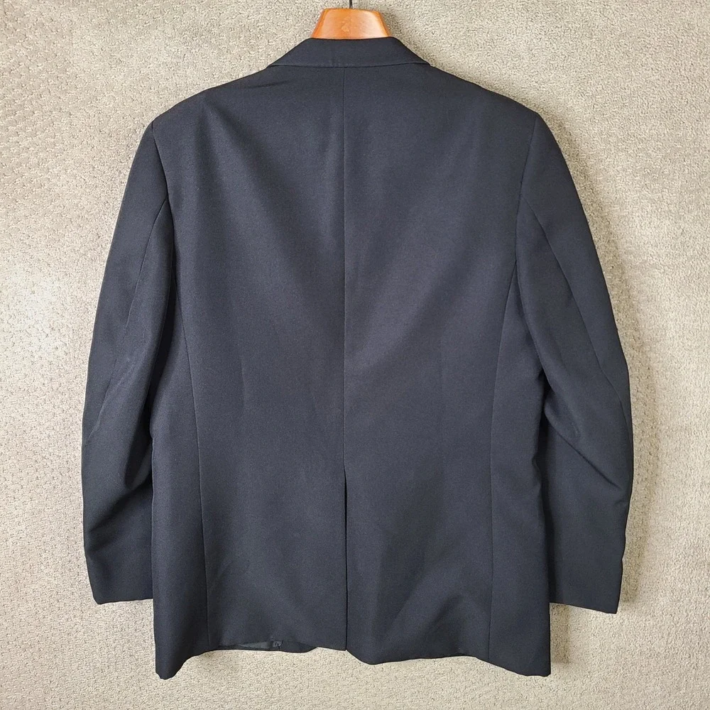 Raffinati Jacket Mens 44L Black Blazer Single Button Peak Lapel Formal Wedding